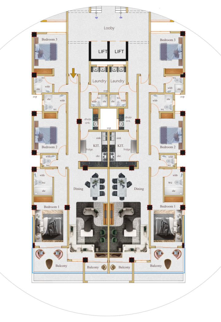 Typical floor plan